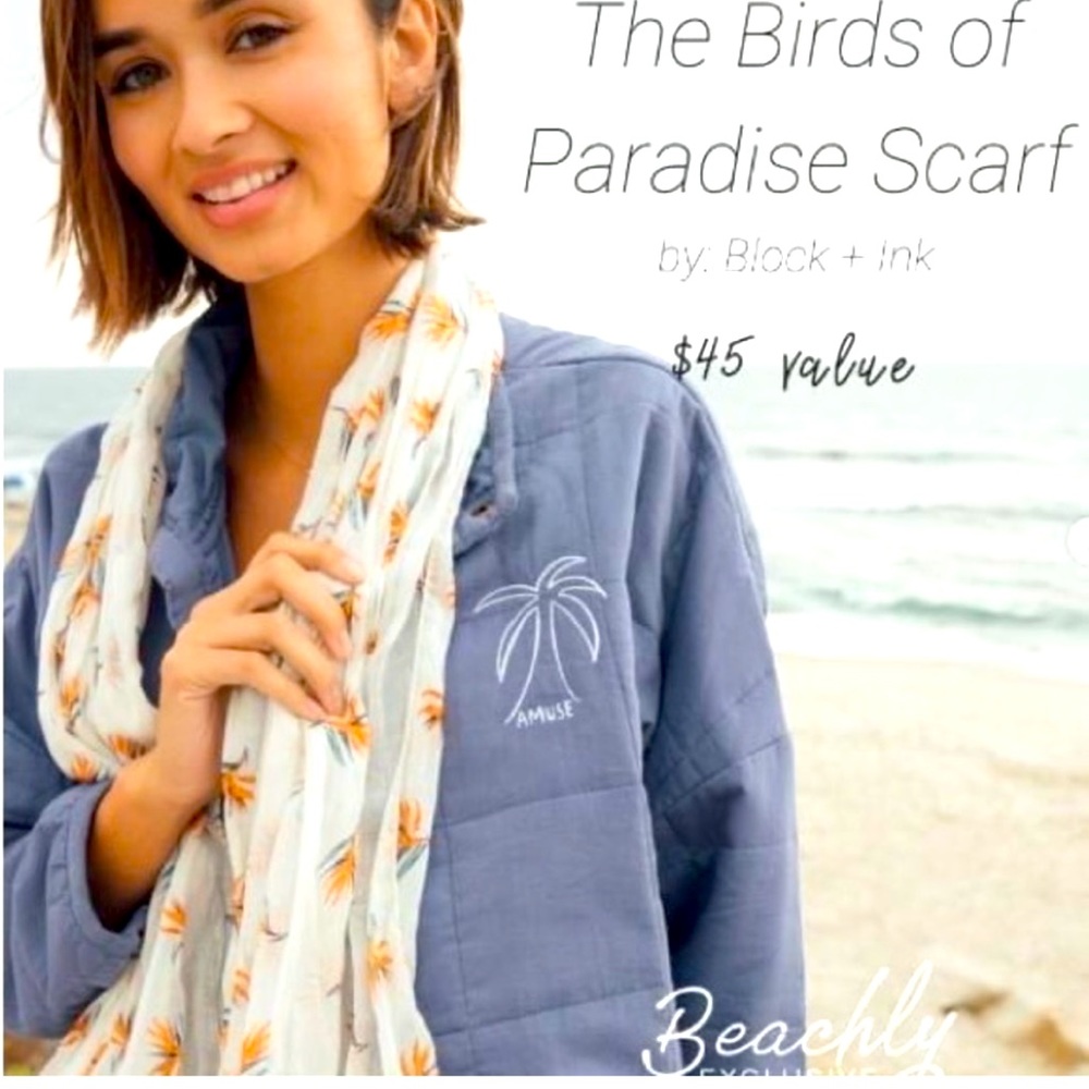 Birds of Paradise Scarf - Beachly Exclusive